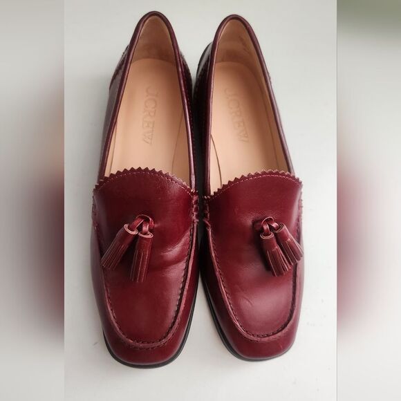 J Crew Maison Tassel Loafers in Italian Leather Women's 7 - Picture 5 of 8